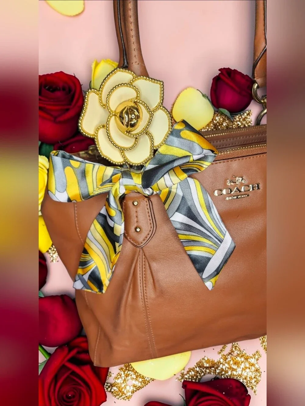 Coach colette leather